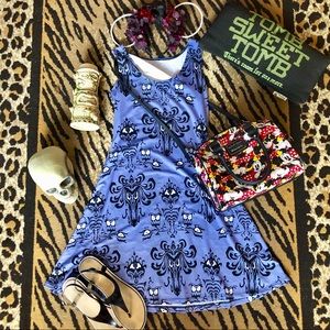 EUC Disney haunted mansion skater dress😱⚰️🔮🖤